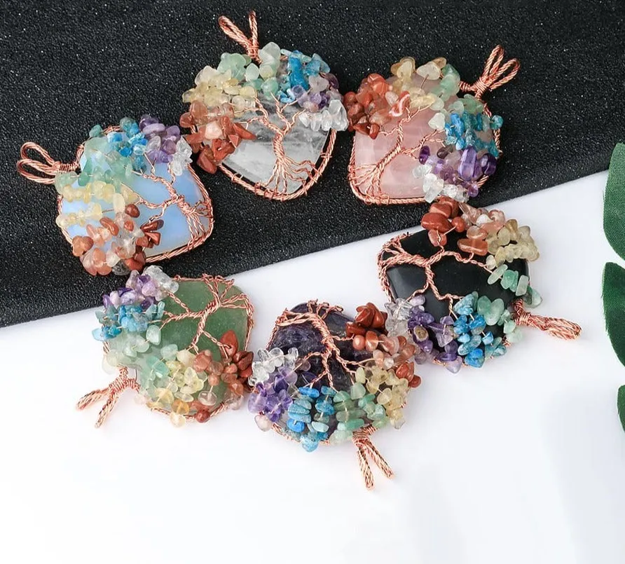 Tree Of Life Stone Necklace