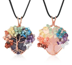 Tree Of Life Stone Necklace