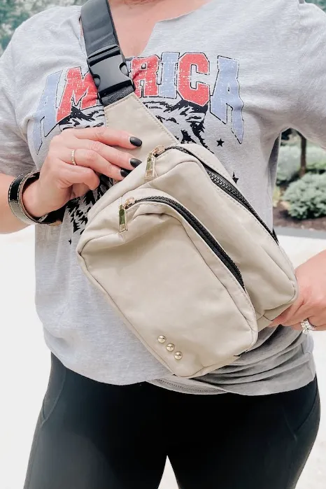 Tuscany Cream Sling Bag