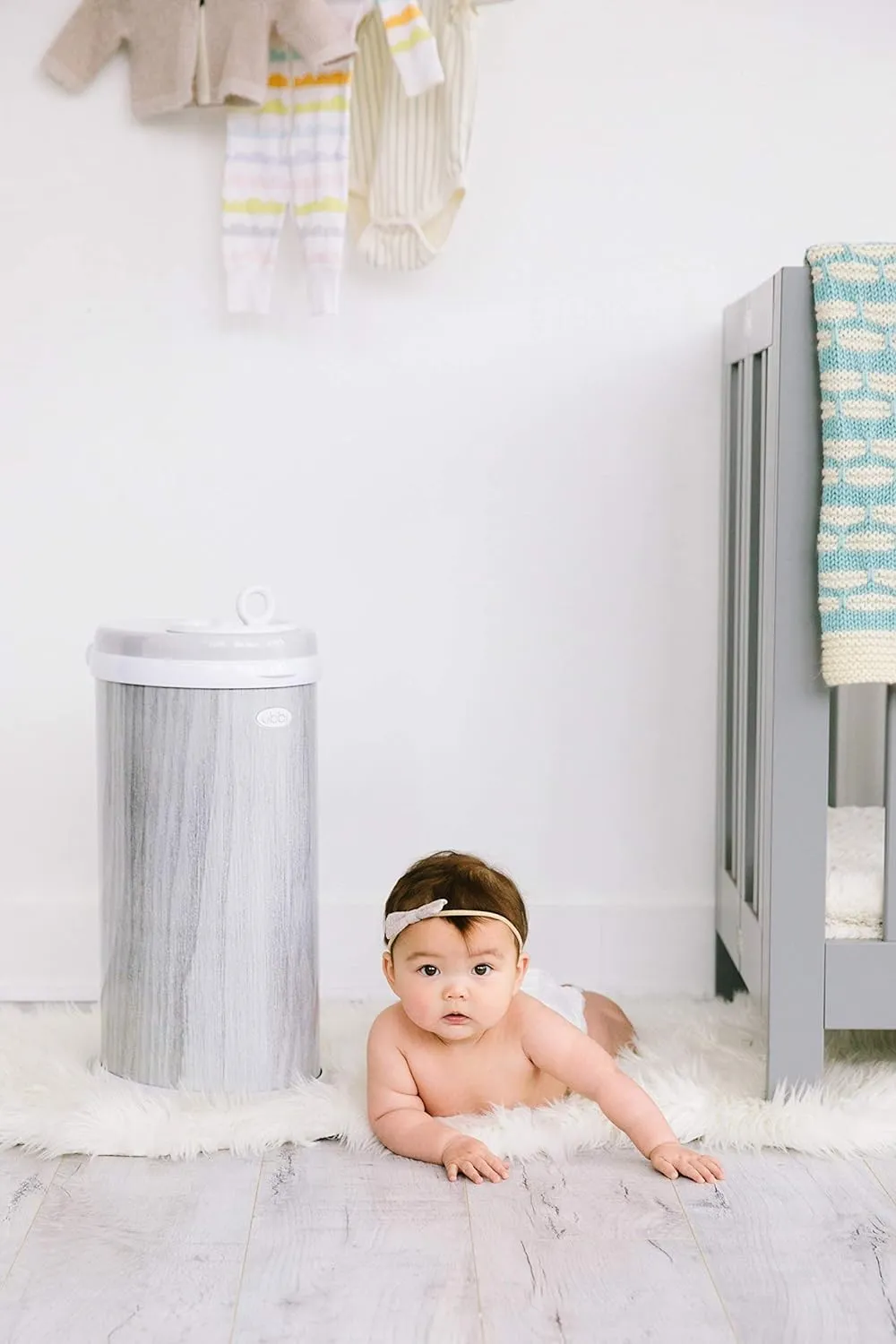 Ubbi: Steel Diaper Pail – Odor-Locking, No Special Bags Needed, Award-Winning & Registry Must-Have