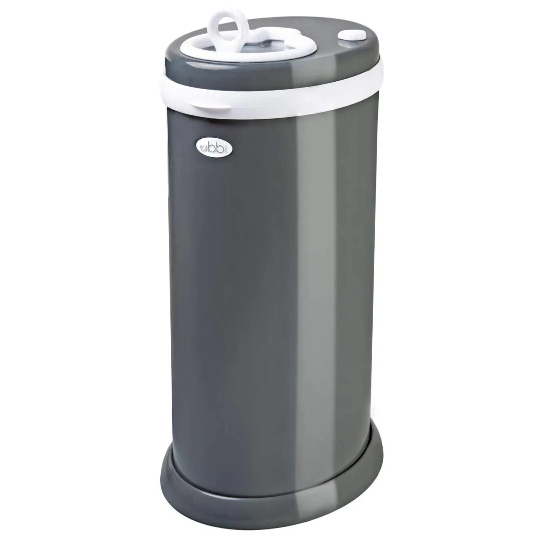 Ubbi: Steel Diaper Pail – Odor-Locking, No Special Bags Needed, Award-Winning & Registry Must-Have