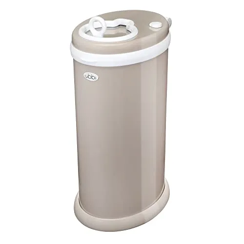 Ubbi: Steel Diaper Pail – Odor-Locking, No Special Bags Needed, Award-Winning & Registry Must-Have