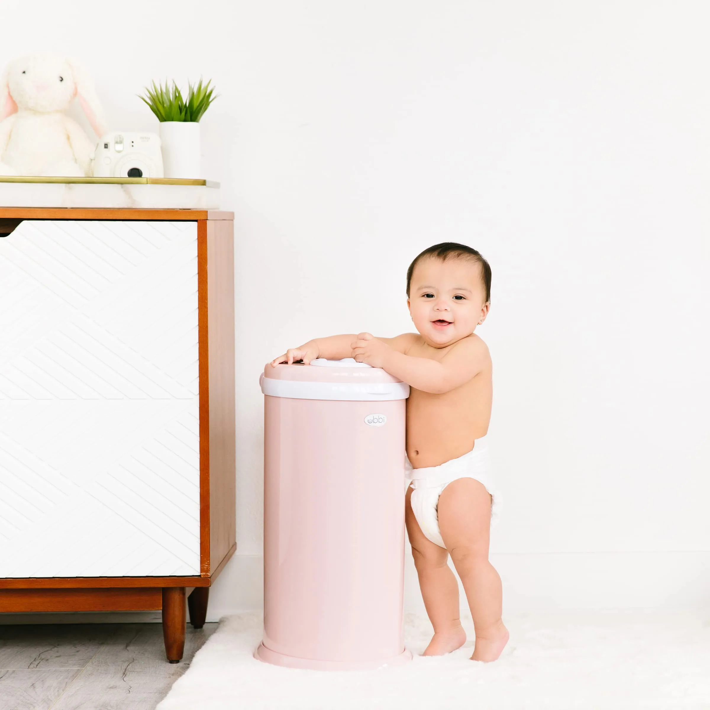 Ubbi: Steel Diaper Pail – Odor-Locking, No Special Bags Needed, Award-Winning & Registry Must-Have