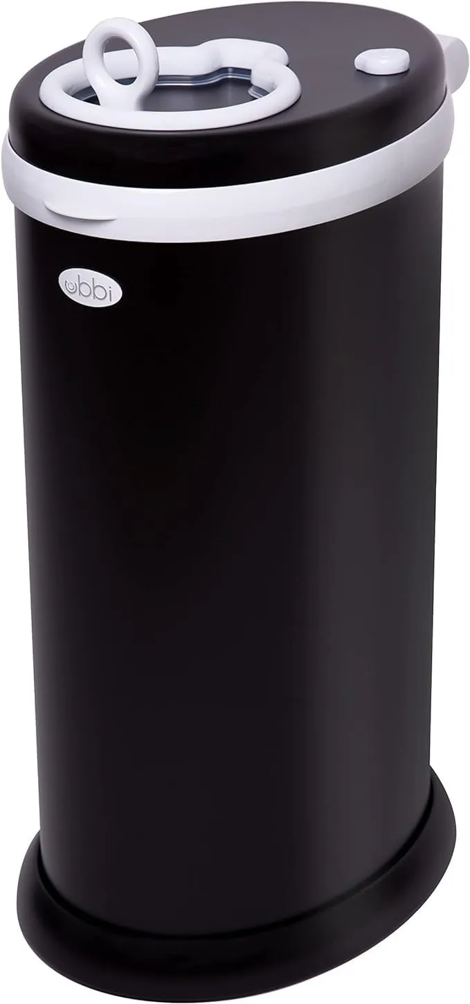 Ubbi: Steel Diaper Pail – Odor-Locking, No Special Bags Needed, Award-Winning & Registry Must-Have