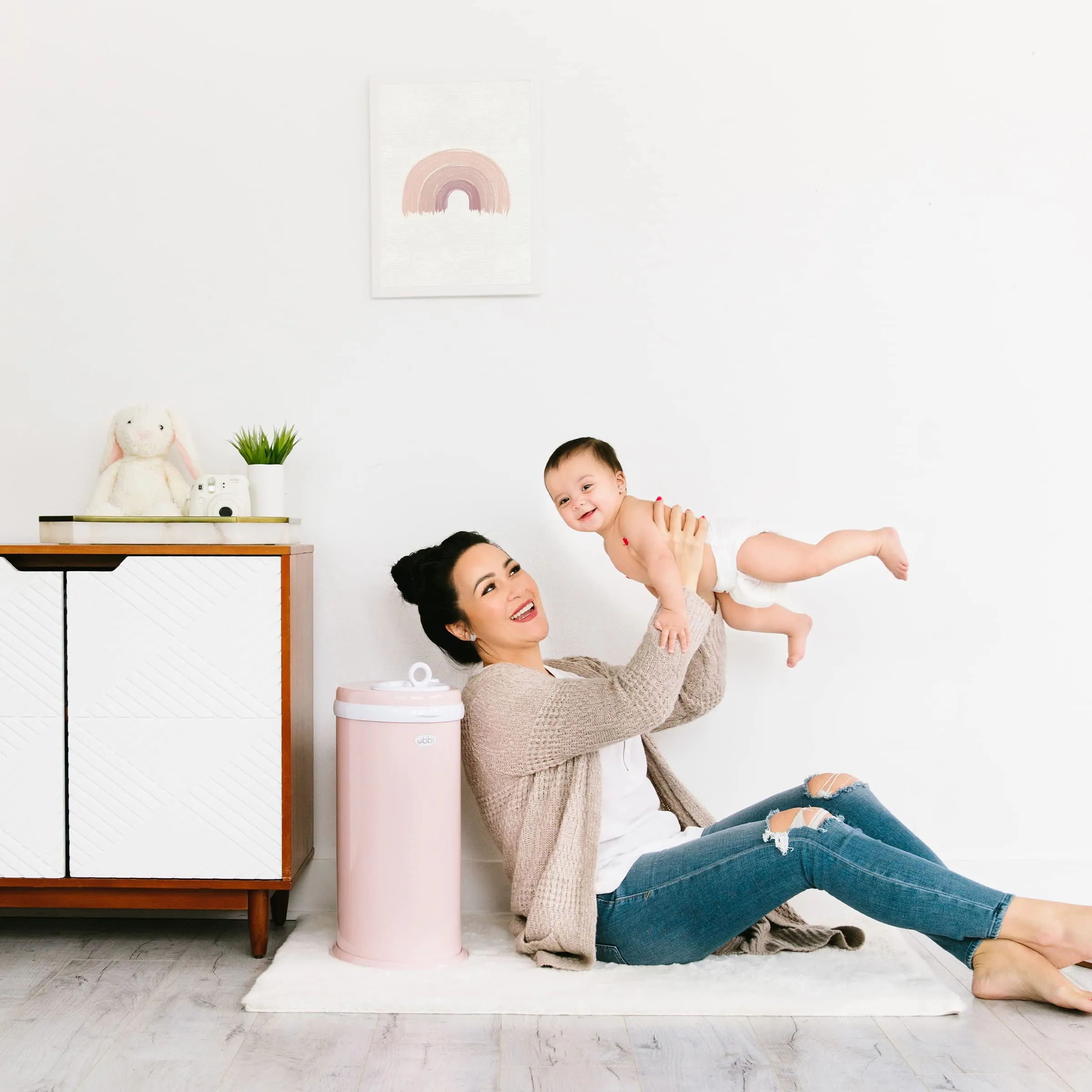 Ubbi: Steel Diaper Pail – Odor-Locking, No Special Bags Needed, Award-Winning & Registry Must-Have