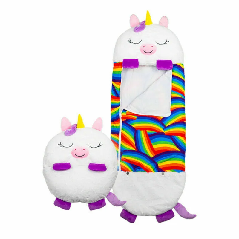 Unicorn Sleeping Bag Sleep Sack Animal Plush Pillow Baby Boy Shark Blanket Kids Sleep Bag For Napper Boys
