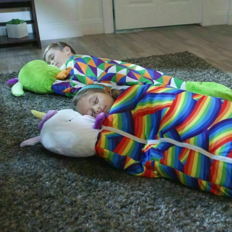 Unicorn Sleeping Bag Sleep Sack Animal Plush Pillow Baby Boy Shark Blanket Kids Sleep Bag For Napper Boys