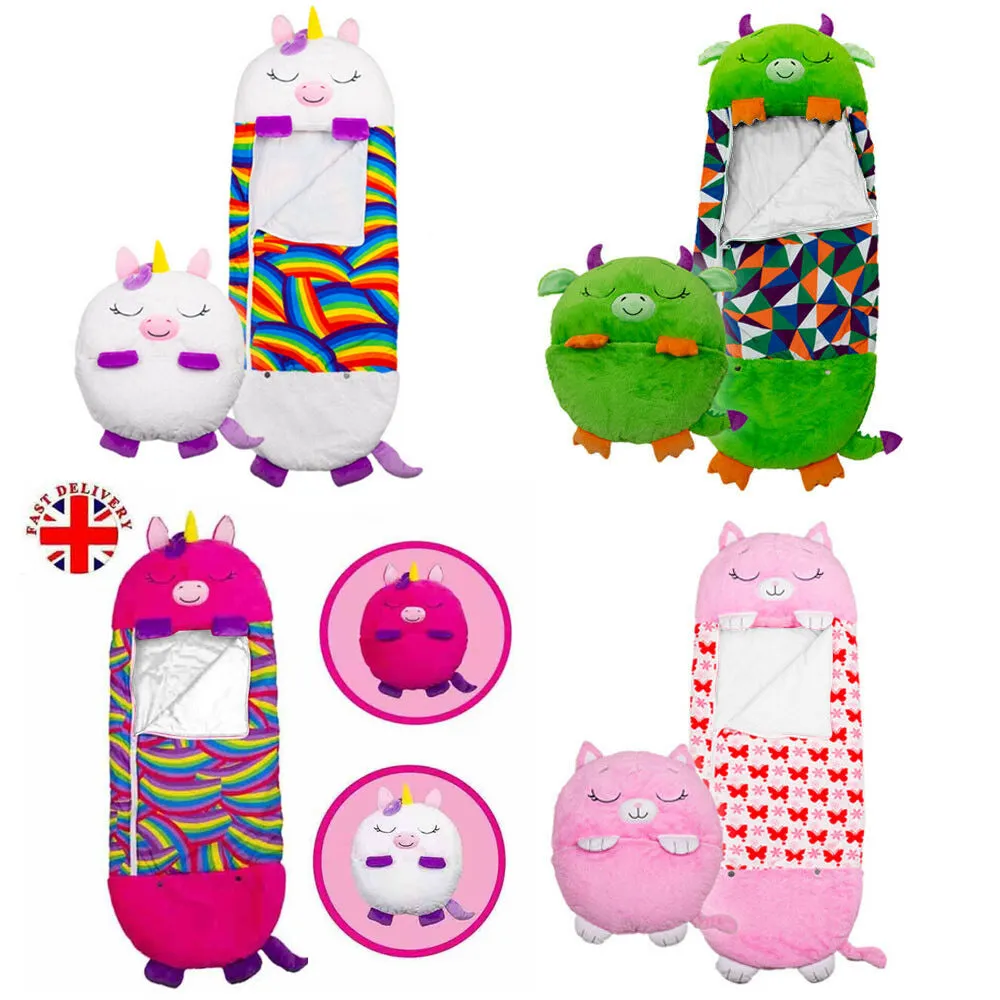 Unicorn Sleeping Bag Sleep Sack Animal Plush Pillow Baby Boy Shark Blanket Kids Sleep Bag For Napper Boys