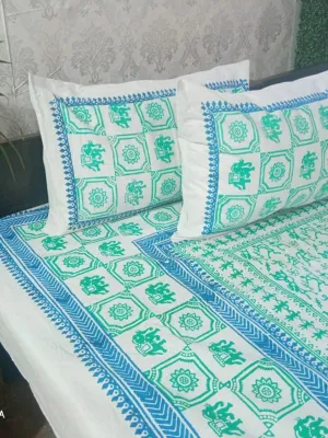 Verli Design Hand Block Printed Bedsheet