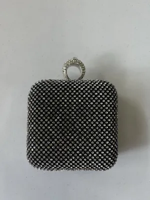 Vintage Rhinestone clutch/Handbag