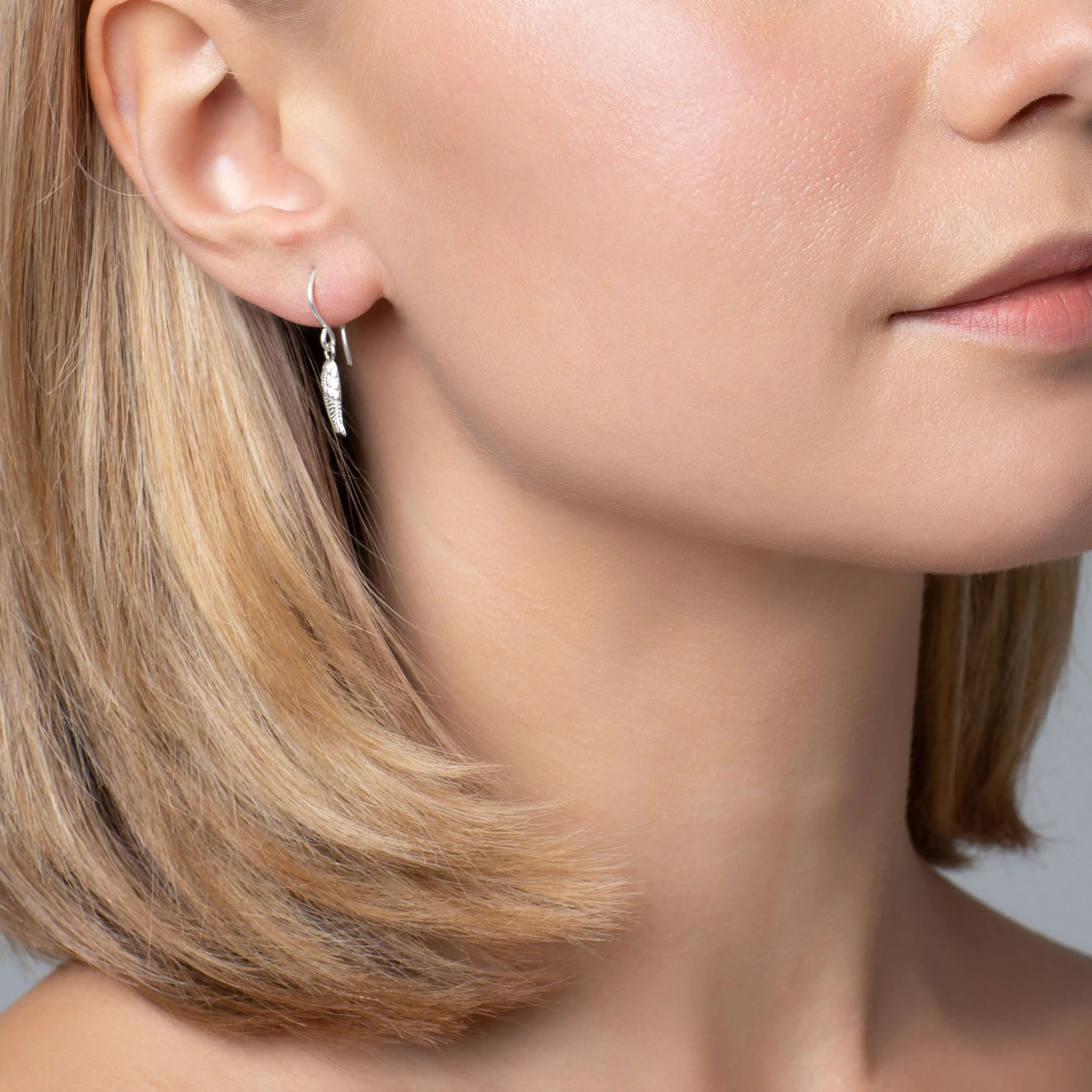 Wing Drop Earrings