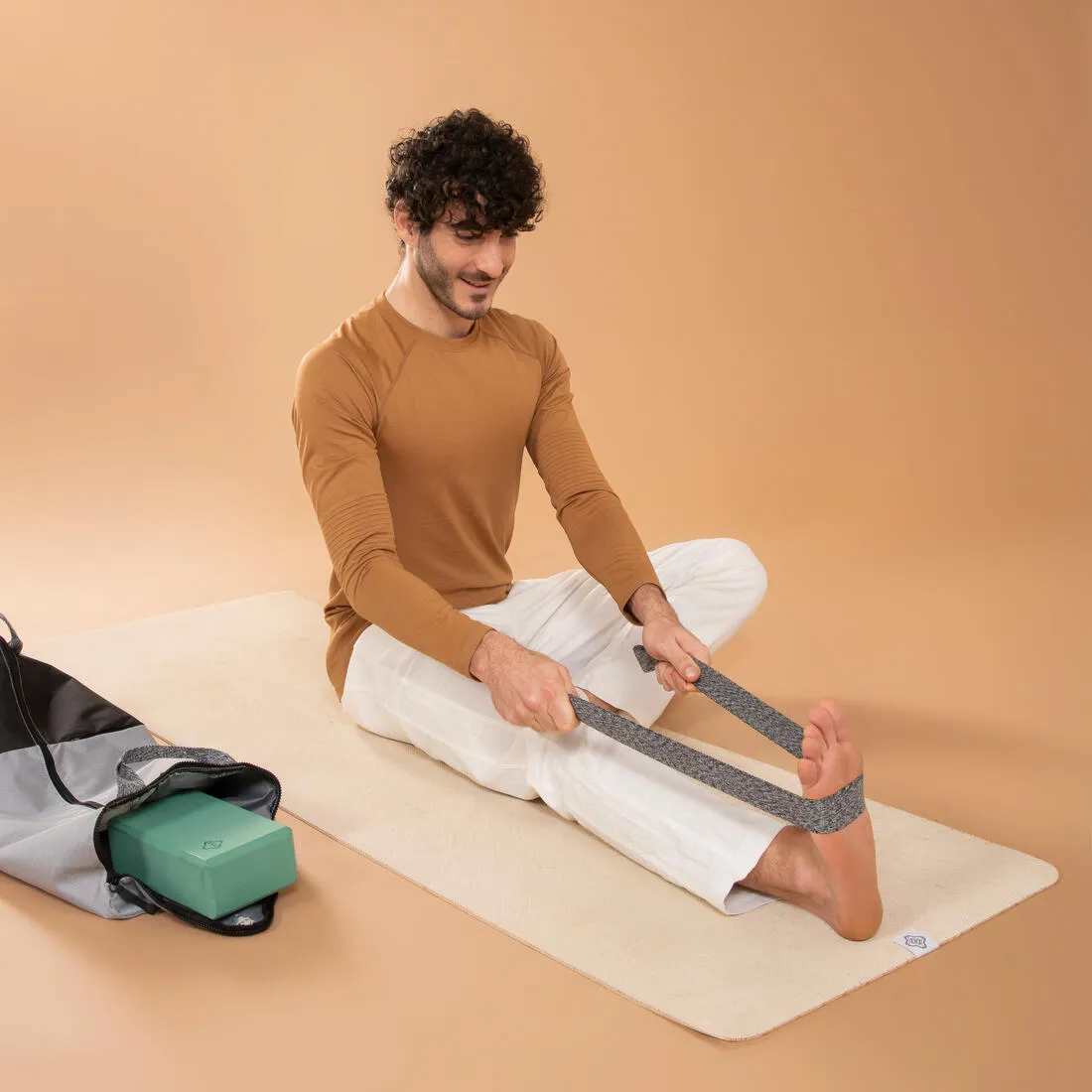 Yoga Mat Bag w/ Removable Strap & 3 Compartments - 30L